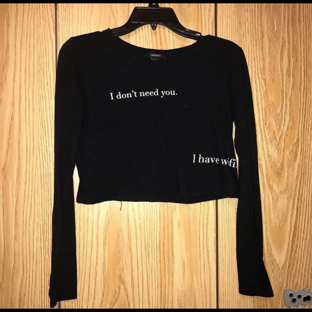 Long Sleeve Crop Too
